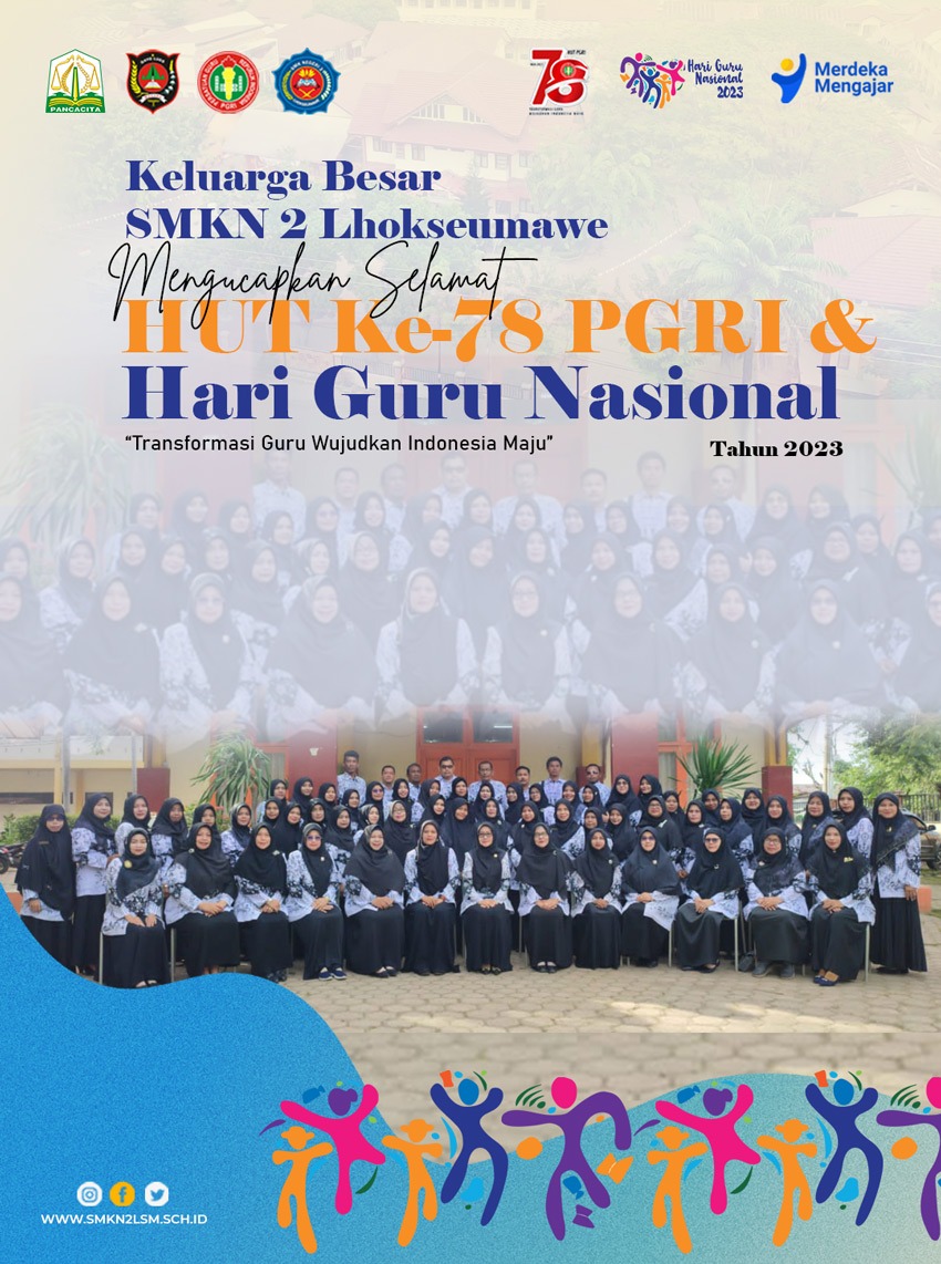 SMK Negeri 2 Lhokseumawe Sambut Hari Guru Nasional ke 78