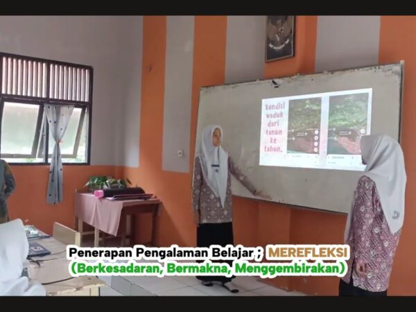 Kegiatan Siswa/i SMK N 2 Lhokseumawe Menulis Teks Laporan Hasil Observasi melalui Integrasi Field Trip Virtual via Google Earth.